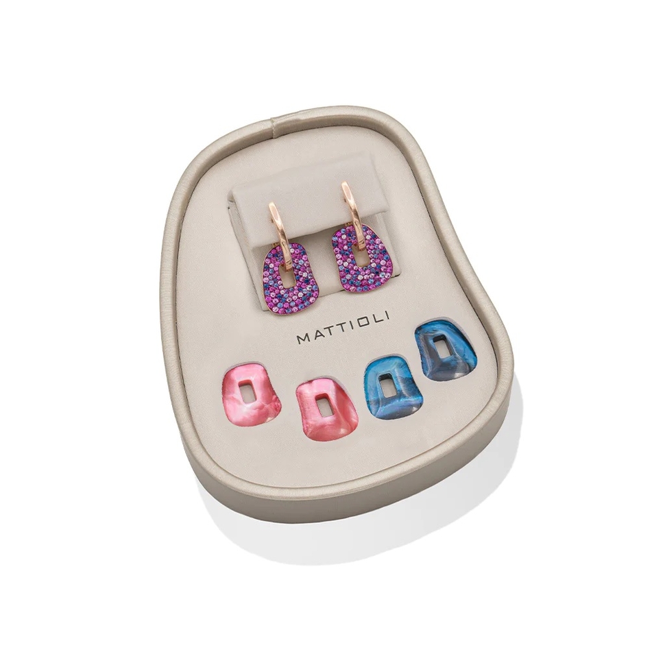 Petites Boucles d'oreilles Arlecchino Puzzle