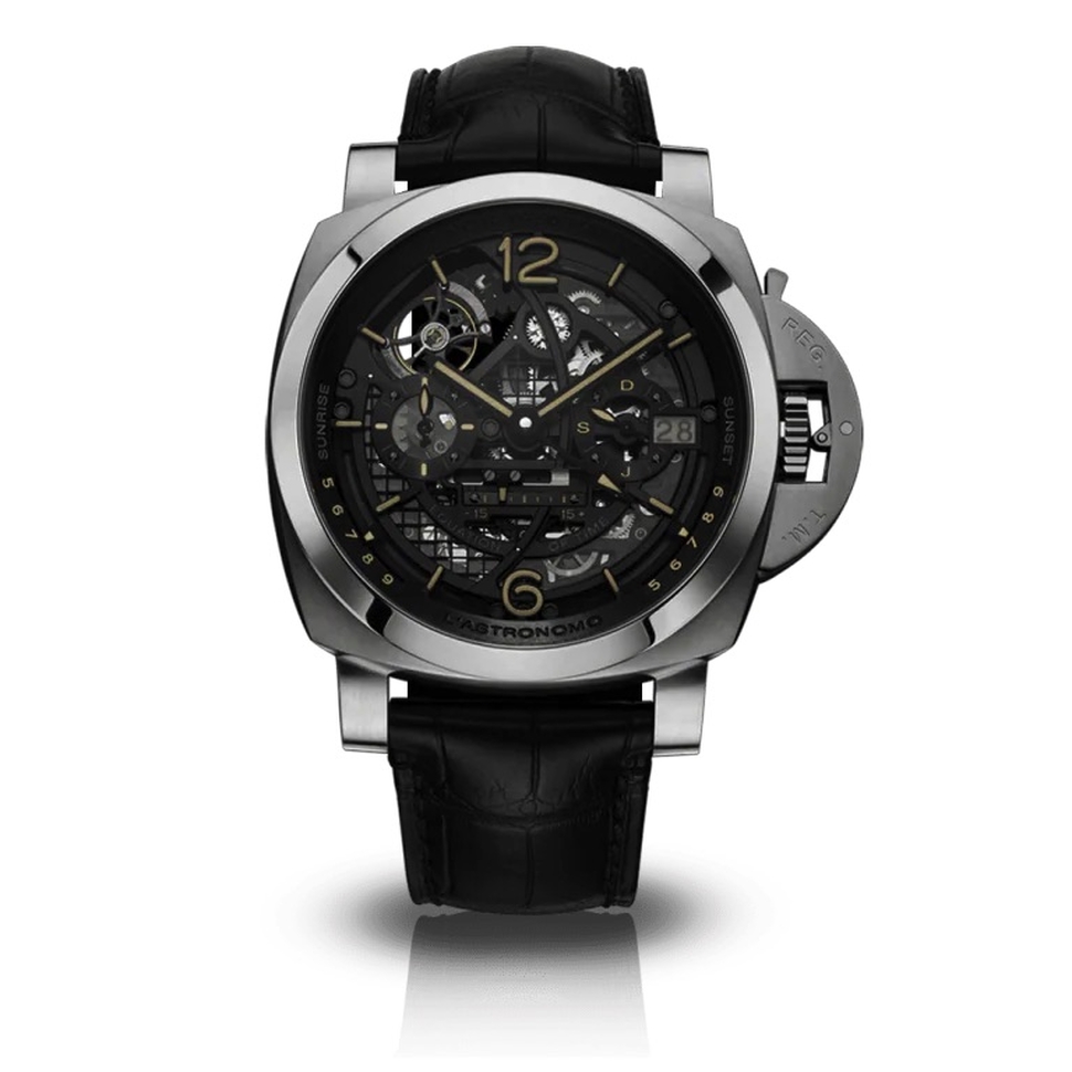 Luminor Tourbillon Moon Phases Equation Of Time Gmt L’astronomo