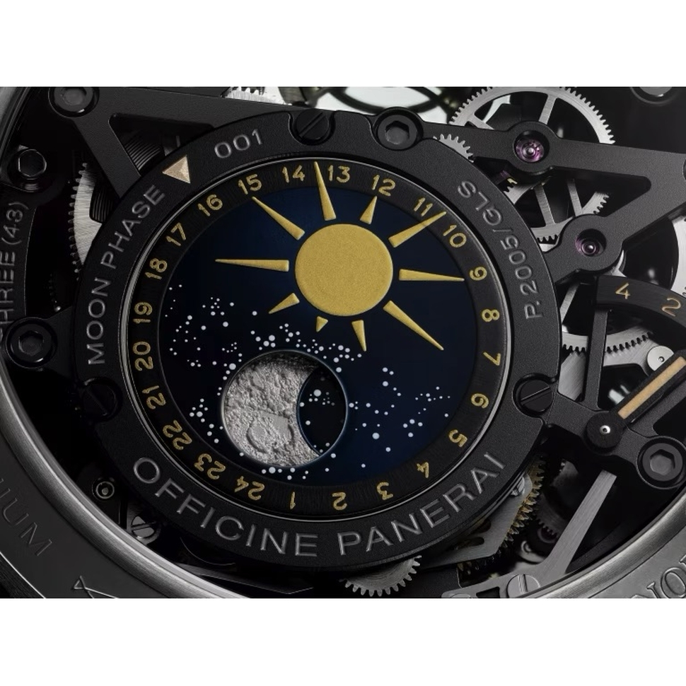 Luminor Tourbillon Moon Phases Equation Of Time Gmt L’astronomo