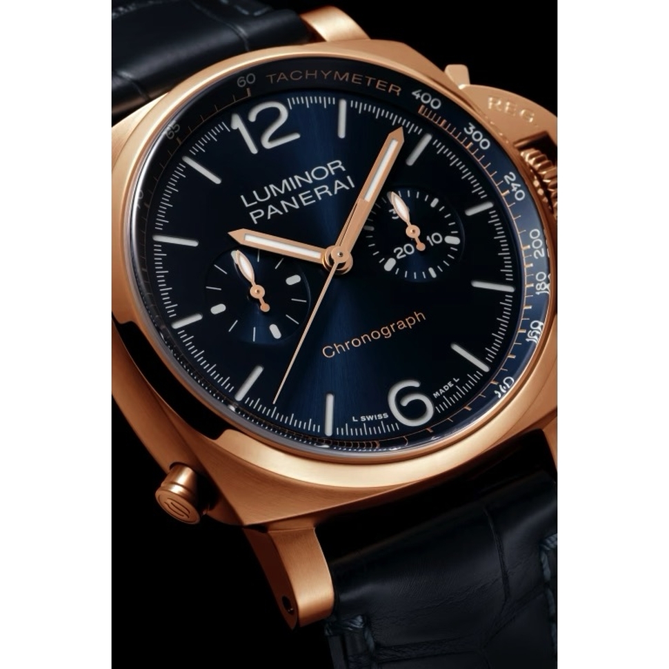 Luminor Chrono Goldtech™ Blu Notte