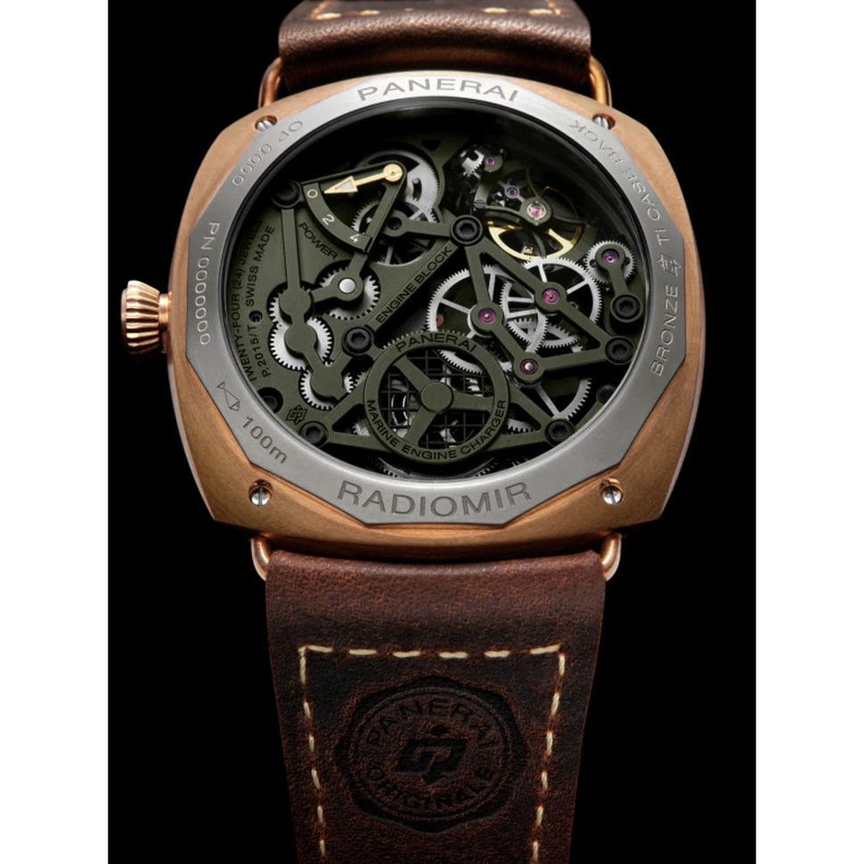 Radiomir Tourbillon GMT Bronzo